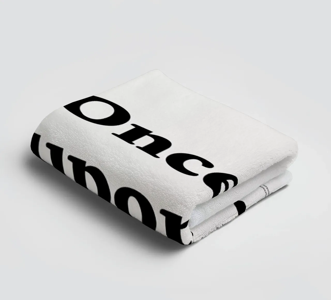 Once upon a type asciugamano da bagno da Stefano Joker Lionetti