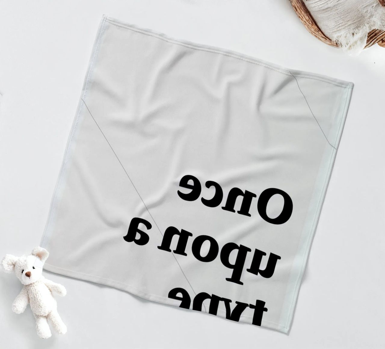 Once upon a type coperta in pile da Stefano Joker Lionetti