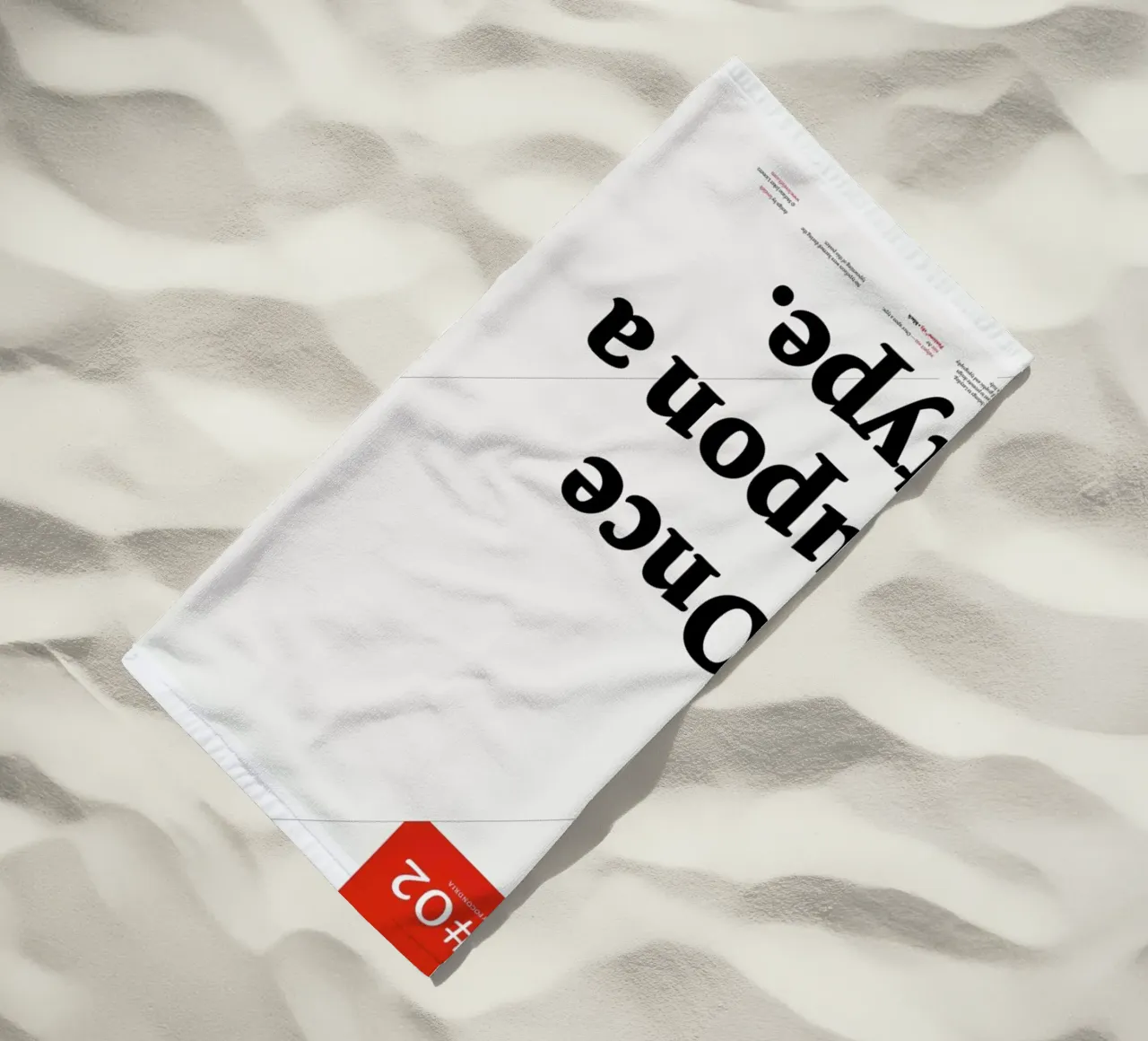 Once upon a type telo mare da Stefano Joker Lionetti