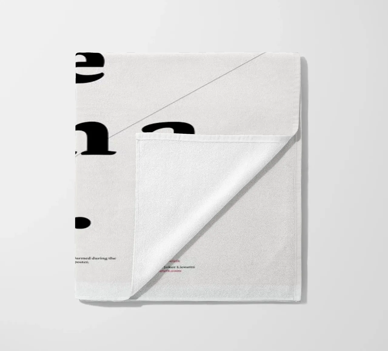 Once upon a type serviette de plage de Stefano Joker Lionetti