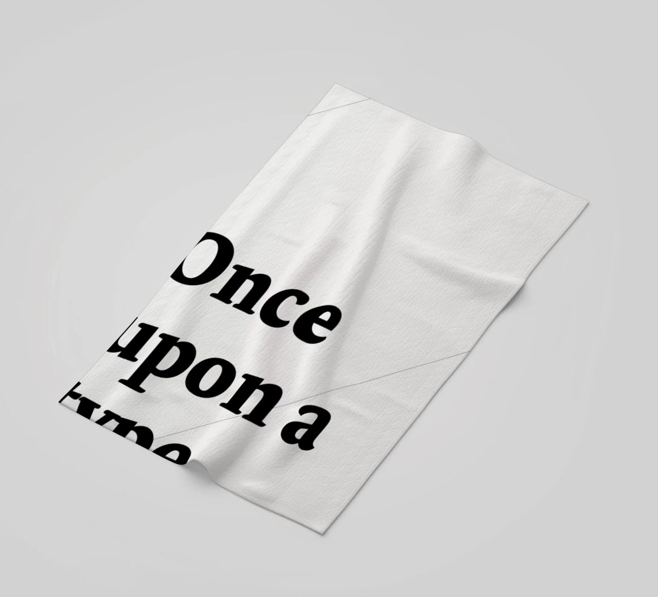 Once upon a type telo mare da Stefano Joker Lionetti