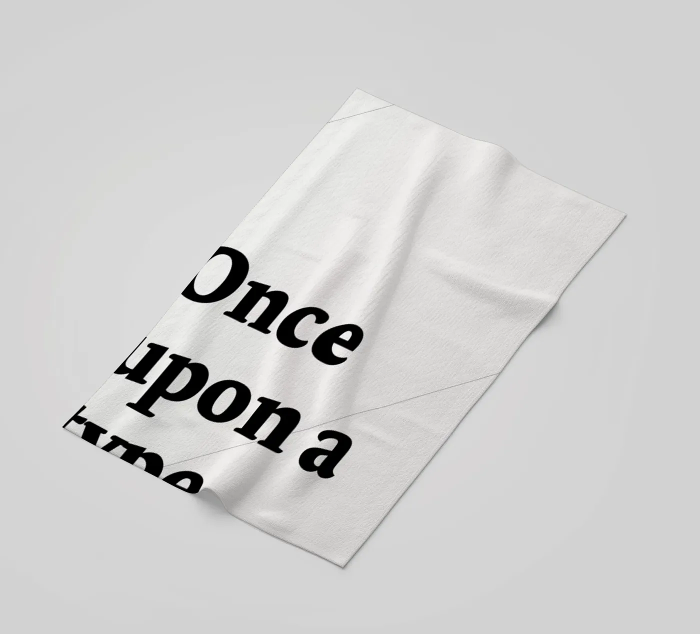 Once upon a type telo mare da Stefano Joker Lionetti