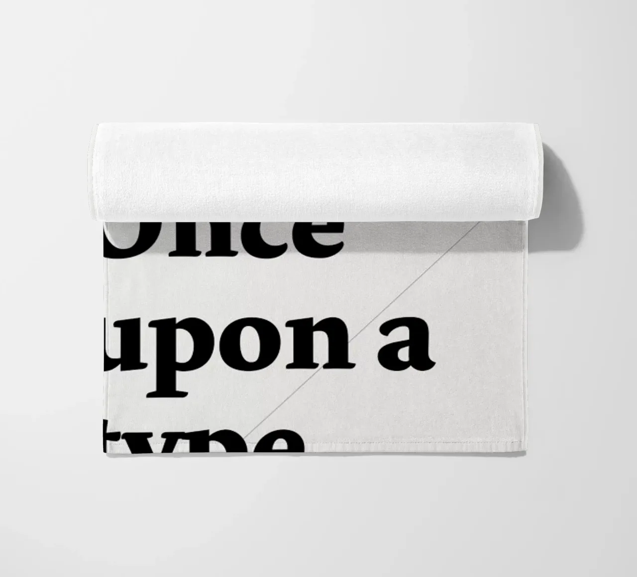 Once upon a type serviette de plage de Stefano Joker Lionetti