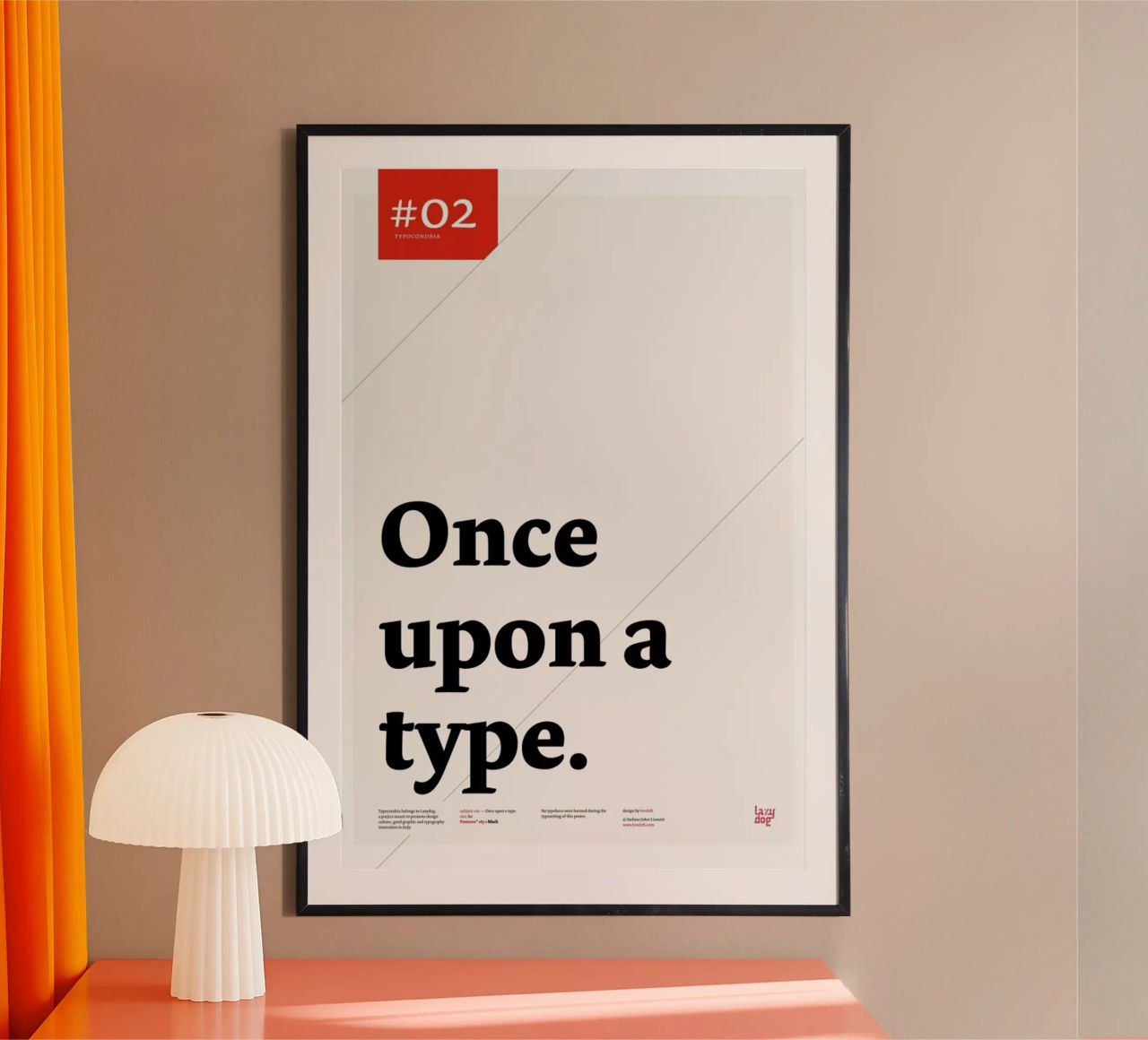 Once upon a type carta hahnemühle da Stefano Joker Lionetti