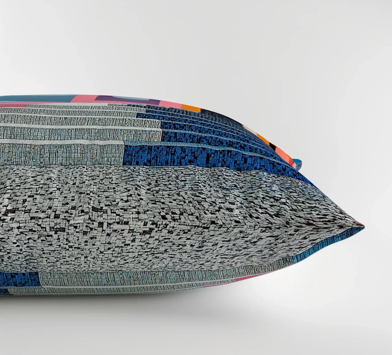 Surrealism Architecture Design Geometry decorative cushion by Nikis Art Studio