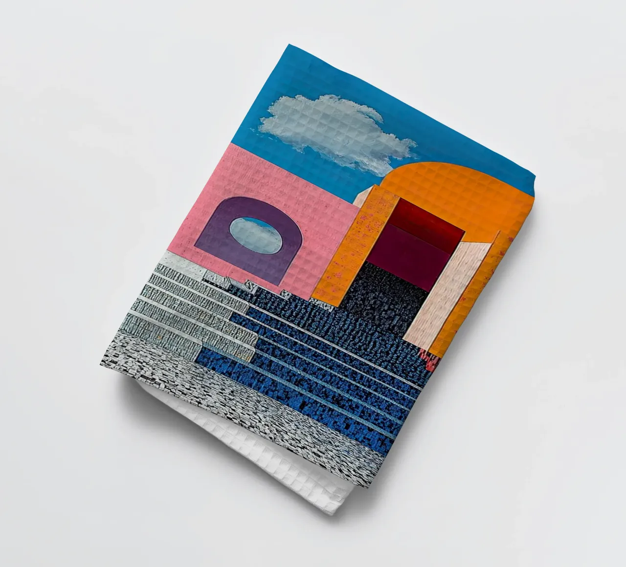 Surréalisme Architecture Design Géométrie torchon de Nikis Art Studio