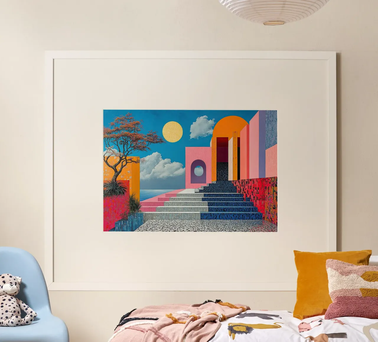 Surrealismo Architettura Design Geometria poster da Nikis Art Studio