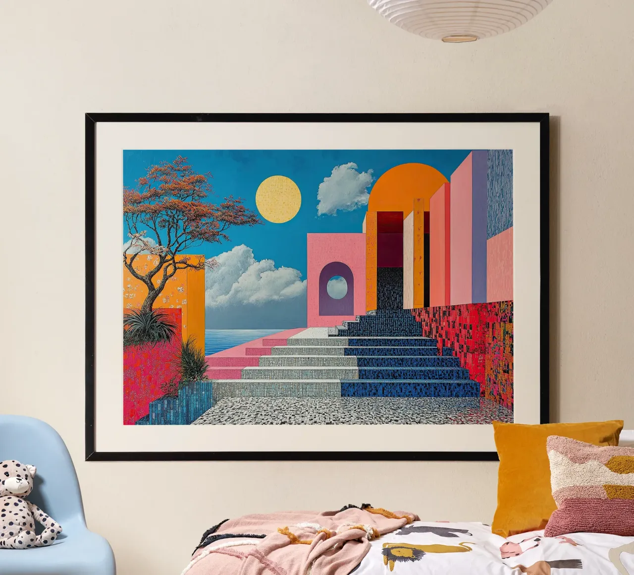 Surrealismo Architettura Design Geometria poster da Nikis Art Studio