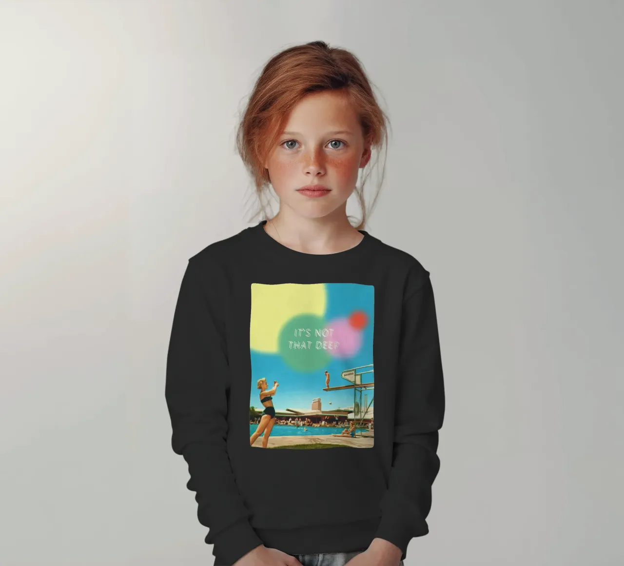 It's not that deep felpa bambino da MsGonzalez