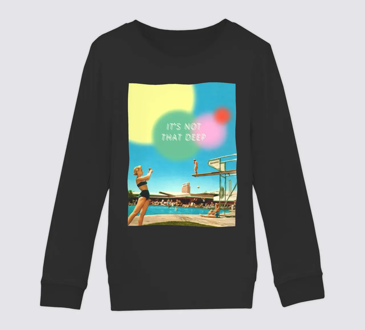 It's not that deep felpa bambino da MsGonzalez