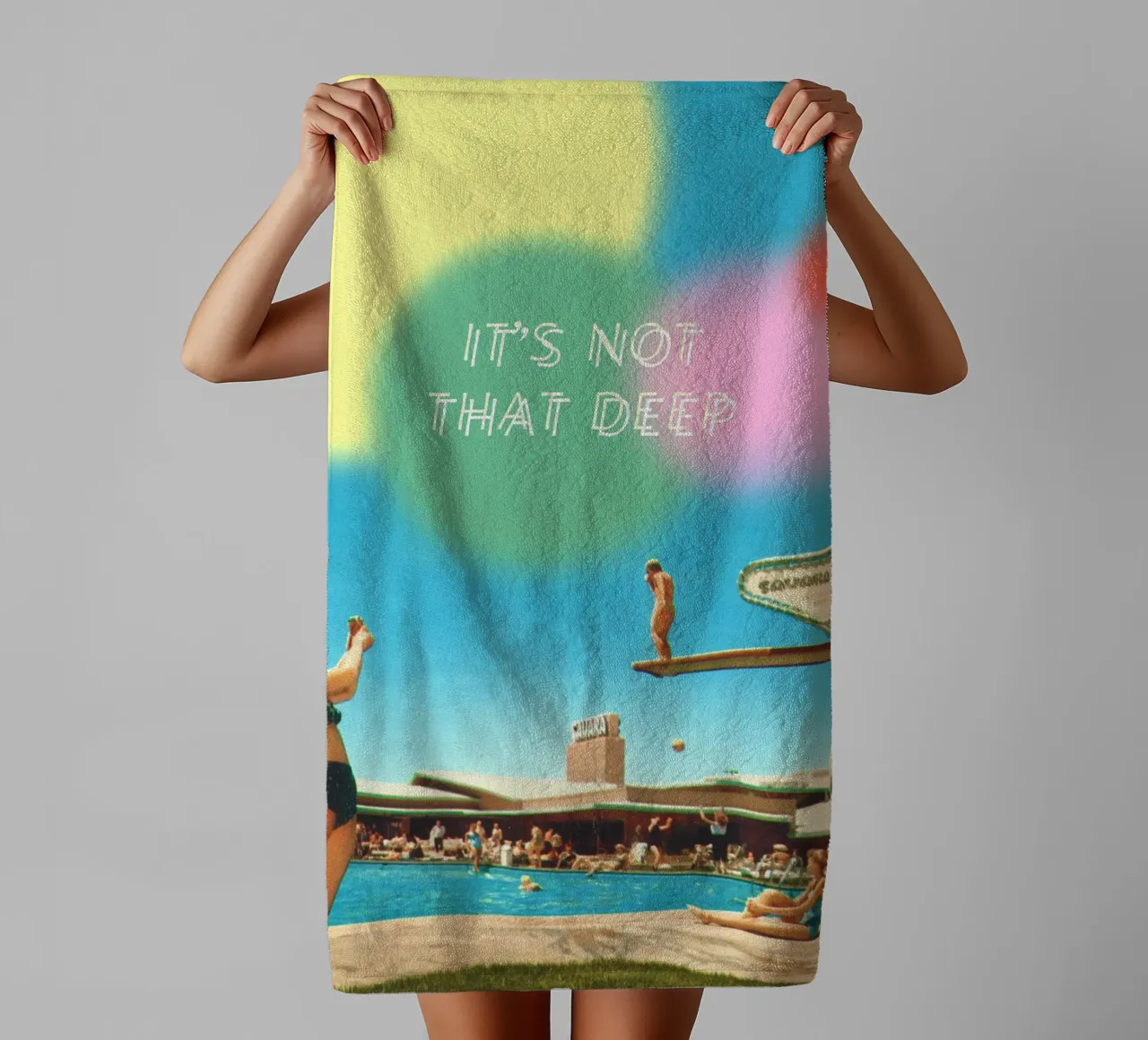 It's not that deep asciugamano da bagno da MsGonzalez