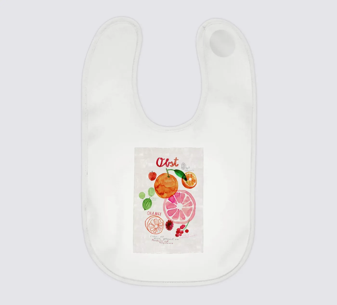 Obst Babylätzchen von Rinah Lang