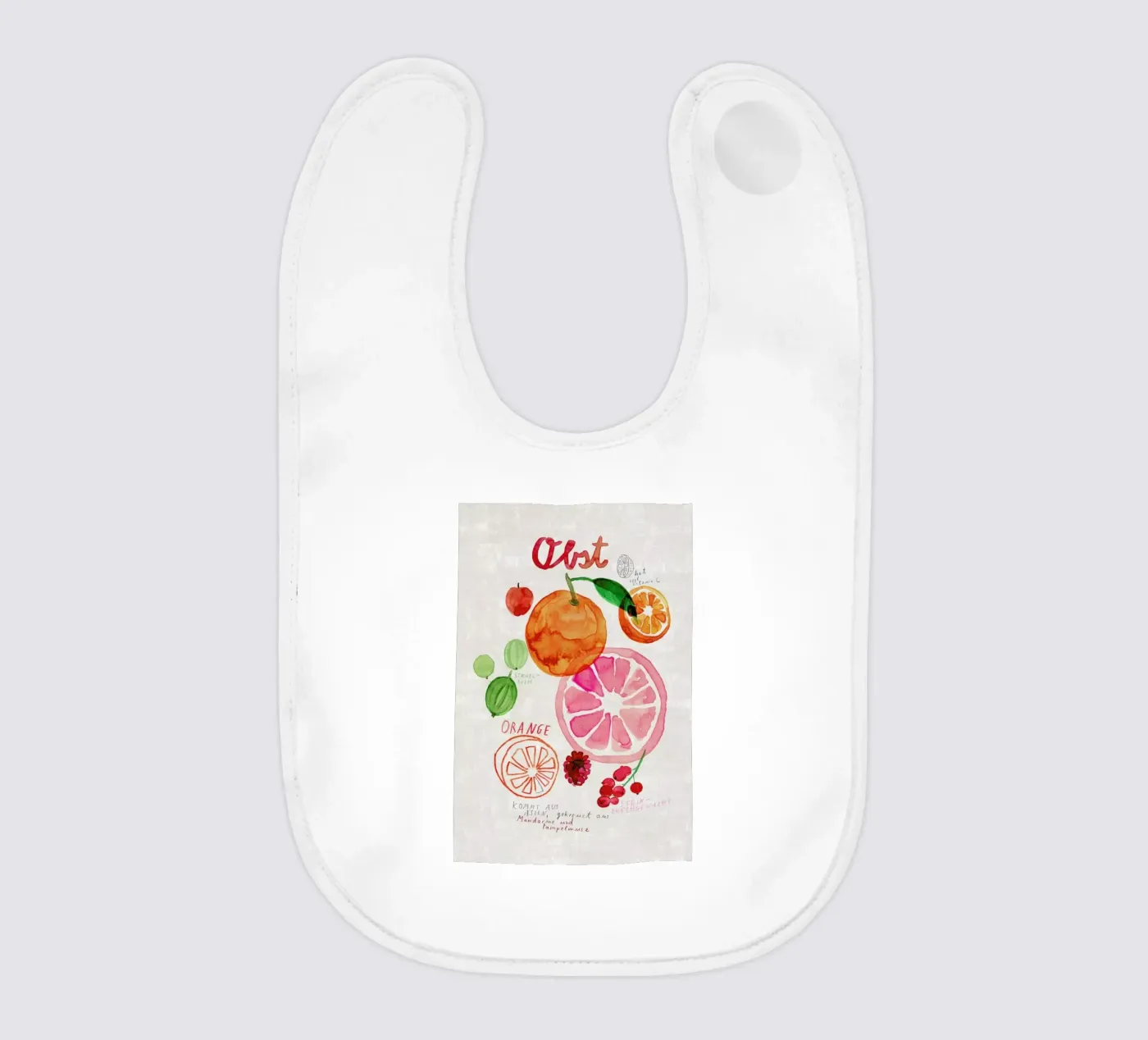 Obst Babylätzchen von Rinah Lang