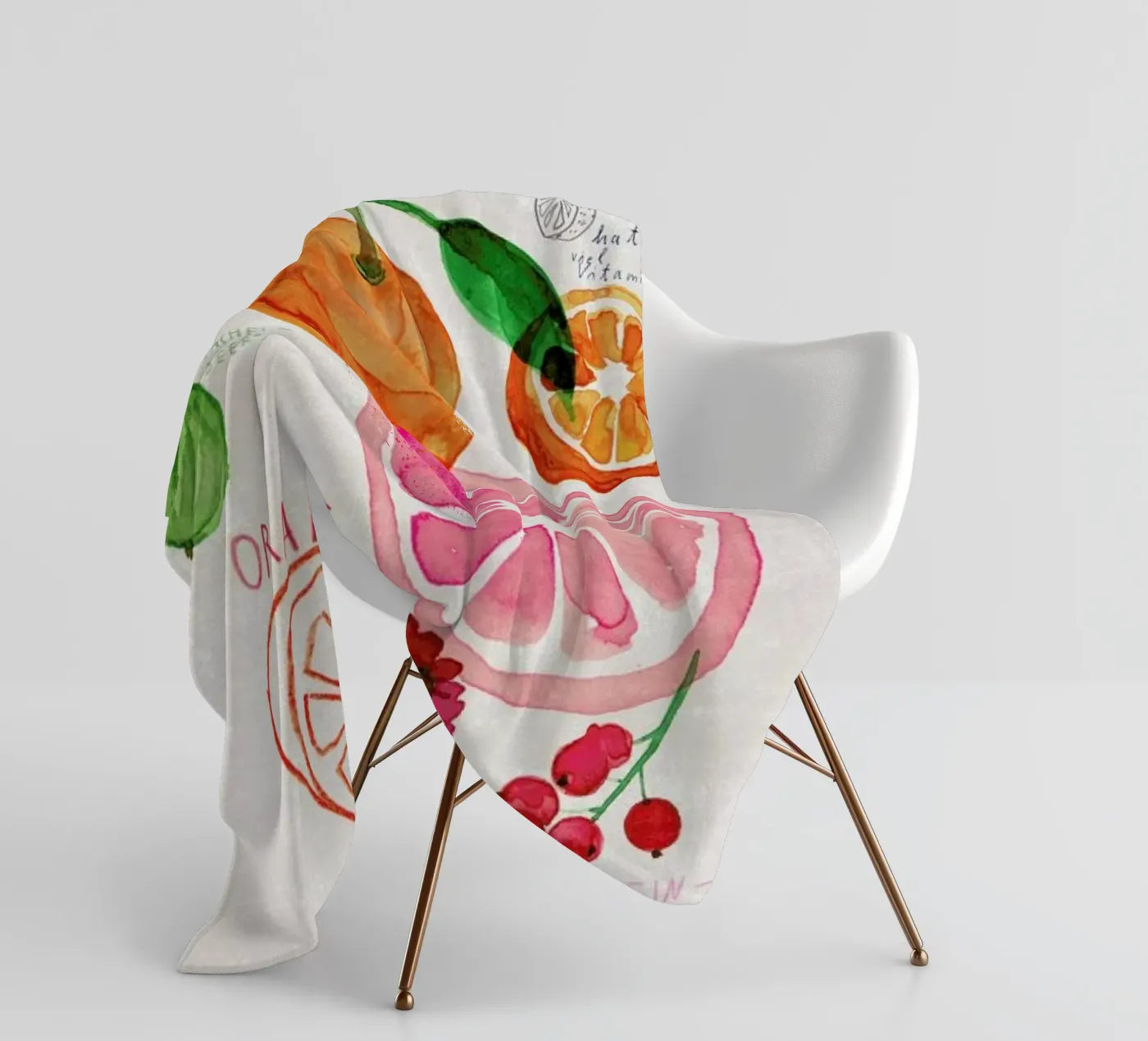 Obst plaid polaire de Rinah Lang