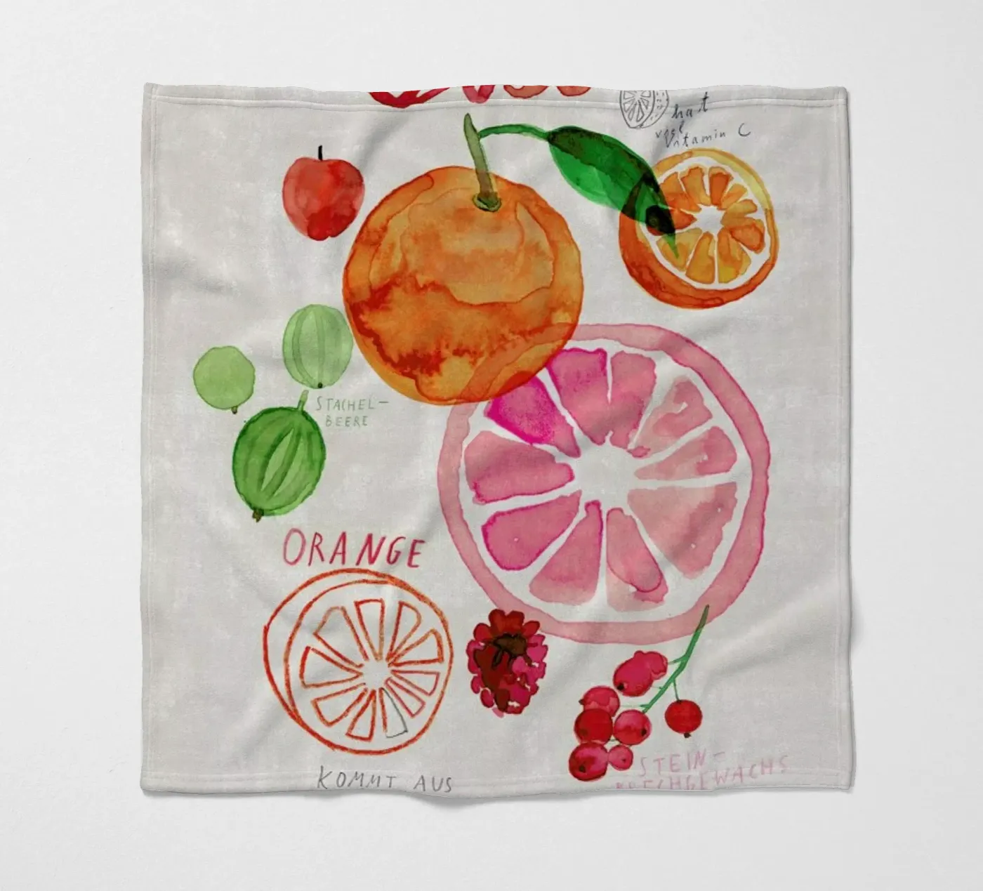 Obst plaid polaire de Rinah Lang