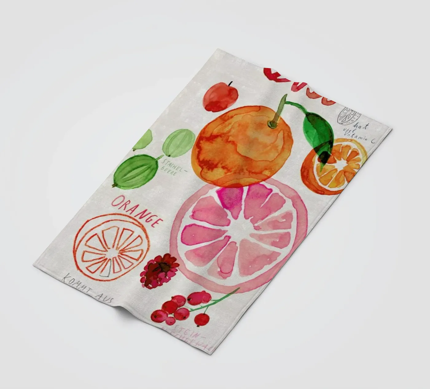 Obst plaid polaire de Rinah Lang