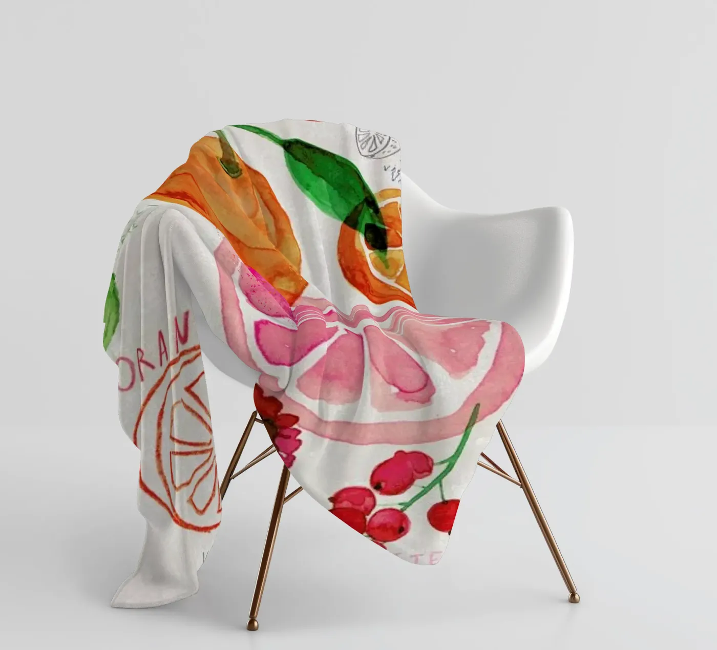 Obst plaid polaire de Rinah Lang