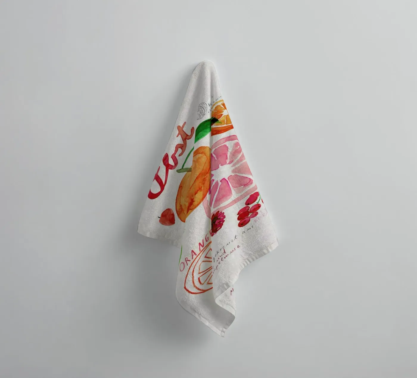 Obst towel by Rinah Lang
