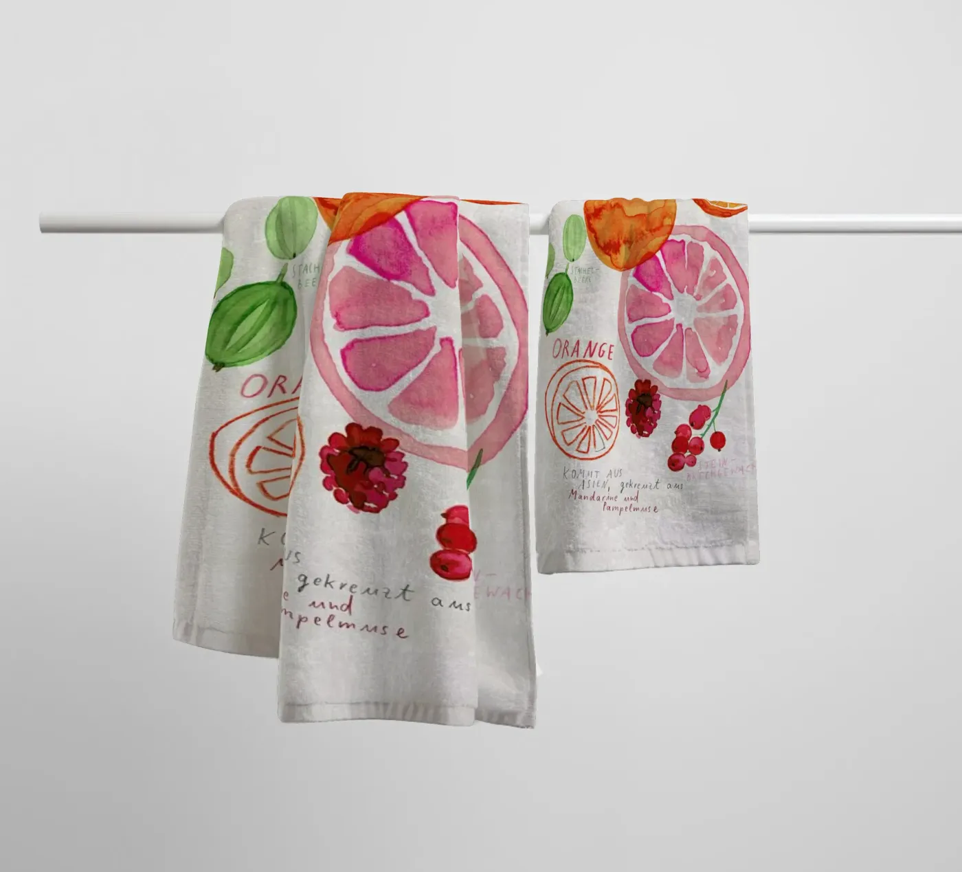 Obst towel by Rinah Lang