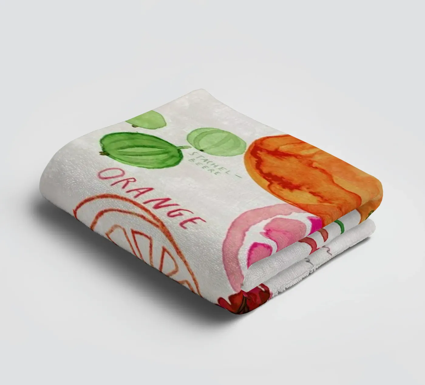 Obst badhanddoek van Rinah Lang