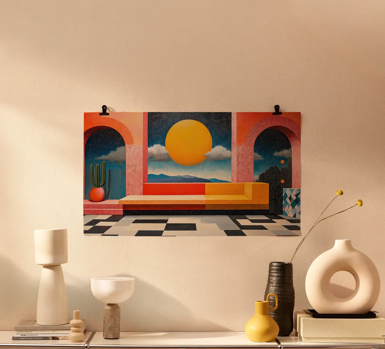 Surrealism Architecture Design Geometry hahnemühle by Nikis Art Studio
