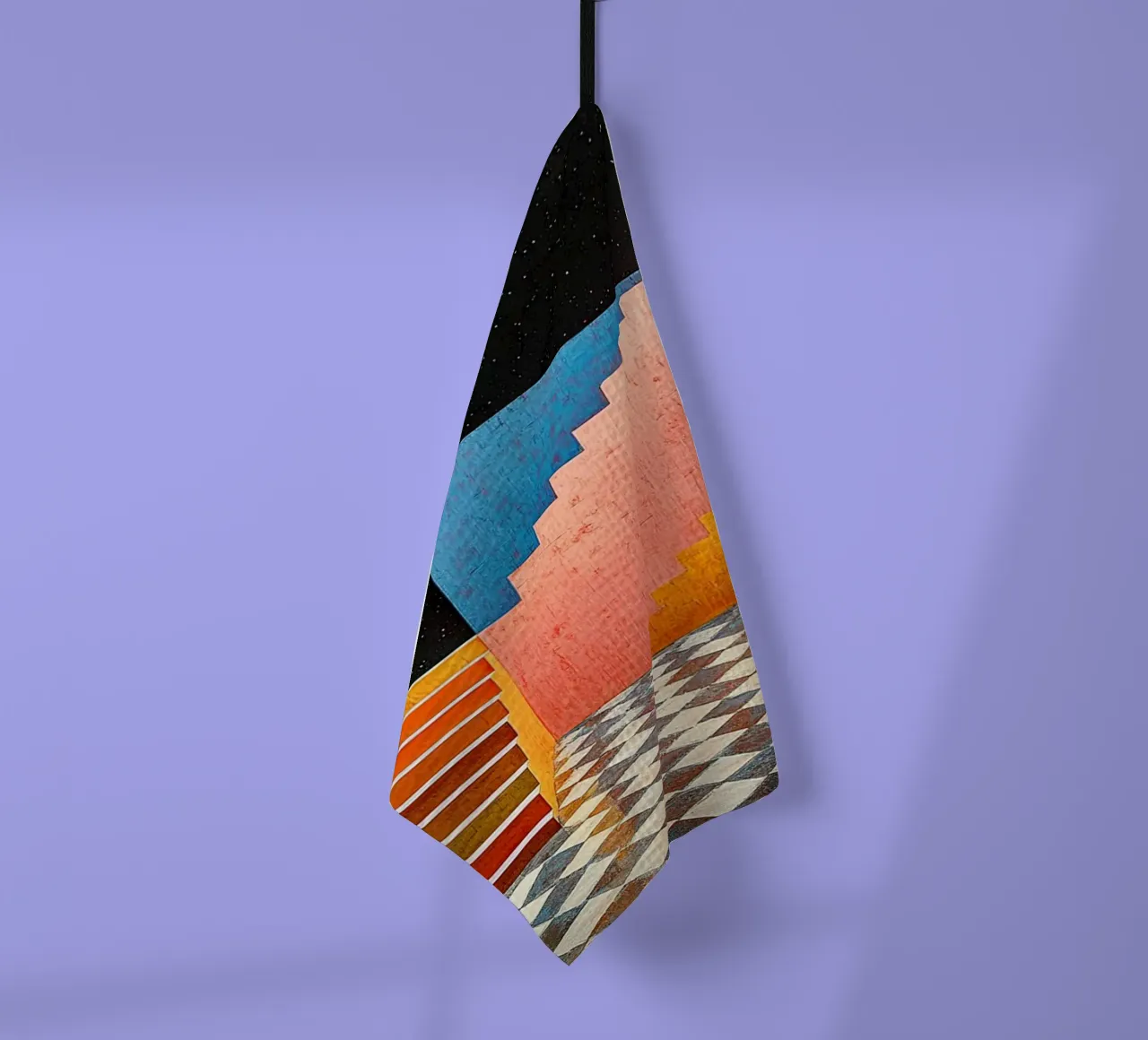 Surréalisme Architecture Design Géométrie torchon de Nikis Art Studio