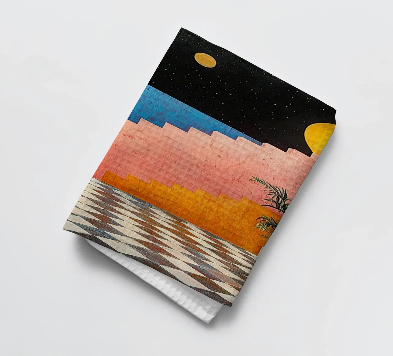 Surréalisme Architecture Design Géométrie torchon de Nikis Art Studio