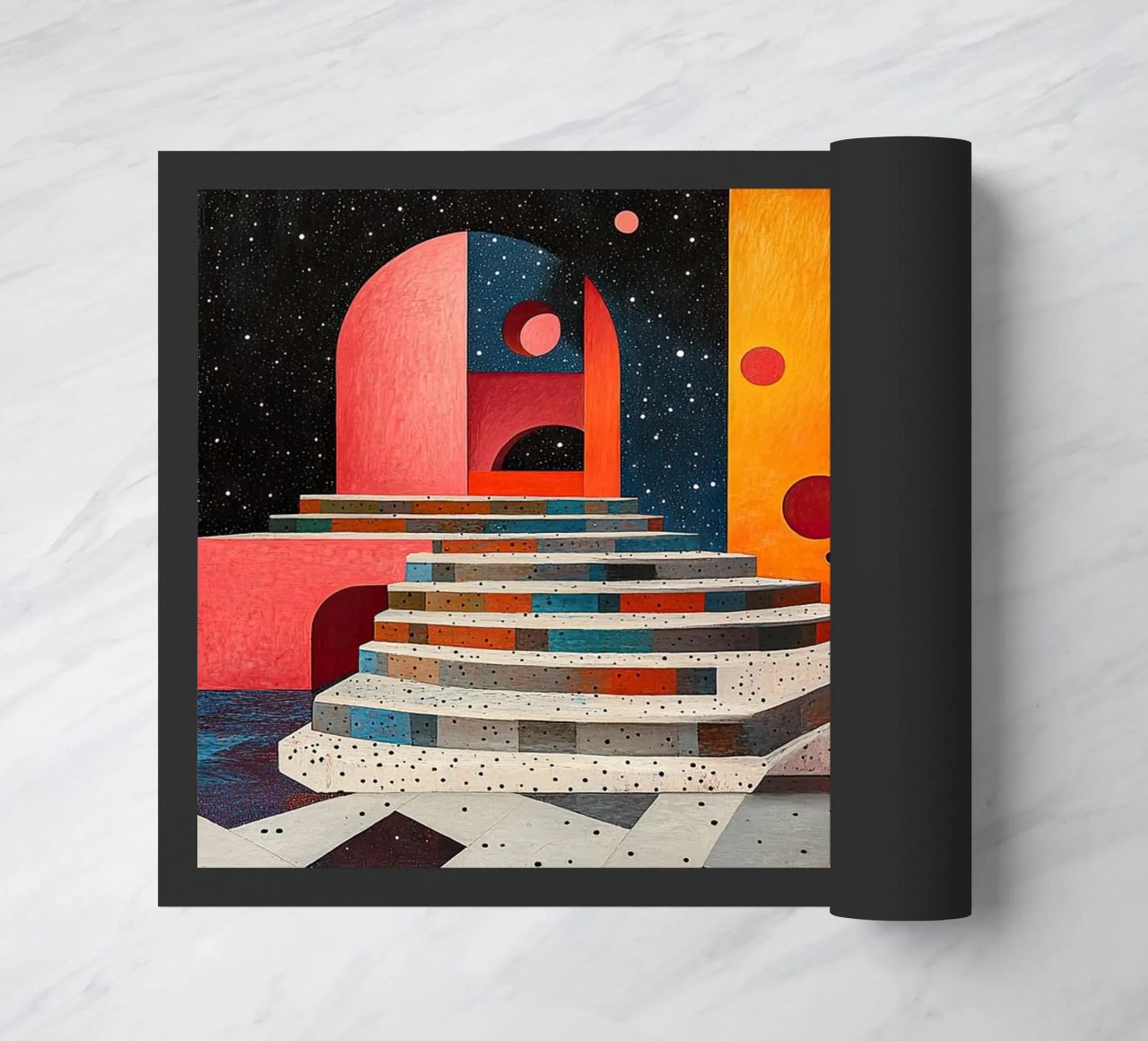Surrealismo Architettura Design Geometria zerbino da Nikis Art Studio