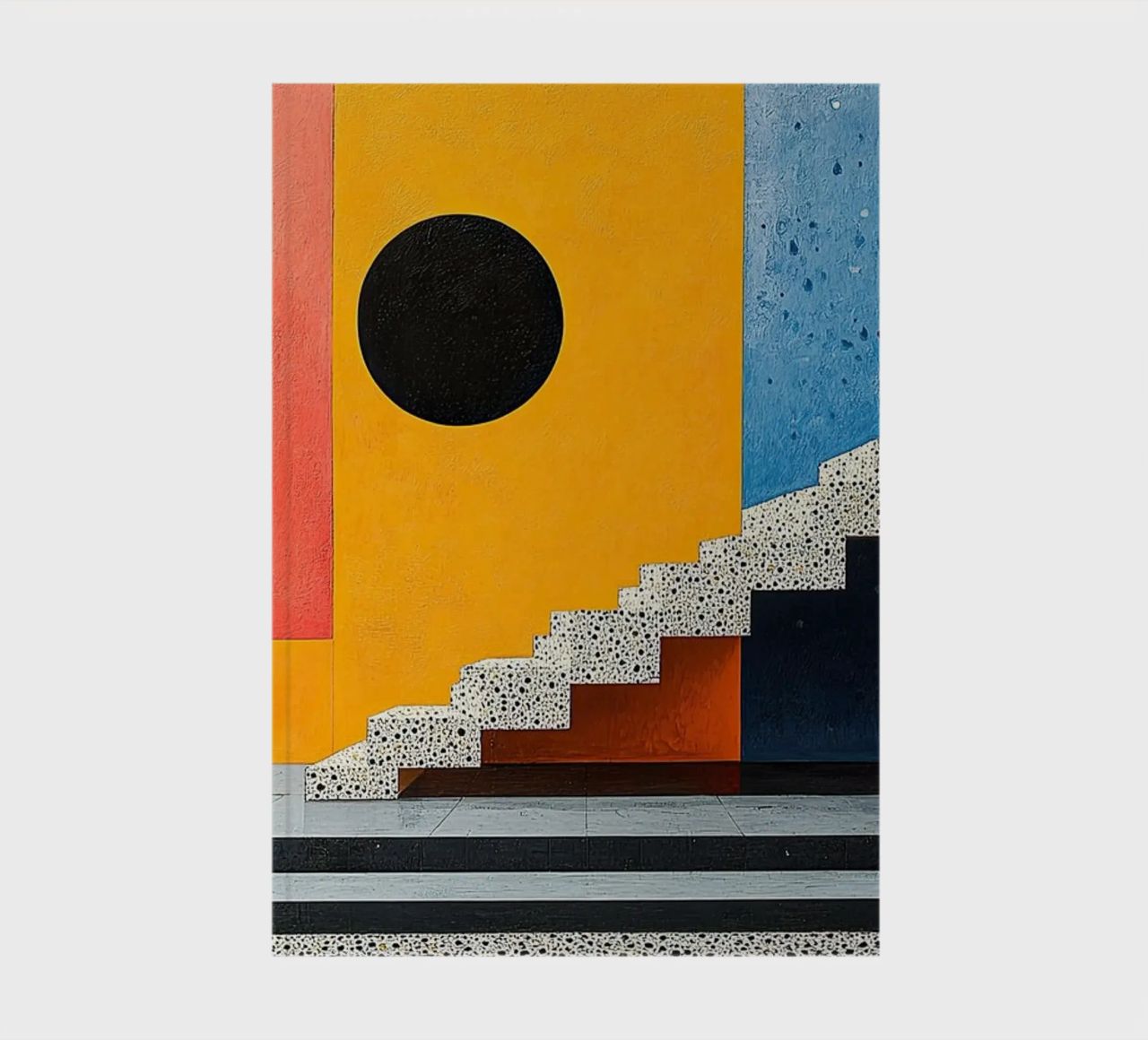 Surrealism Architecture Design Geometry notebook by Nikis Art Studio