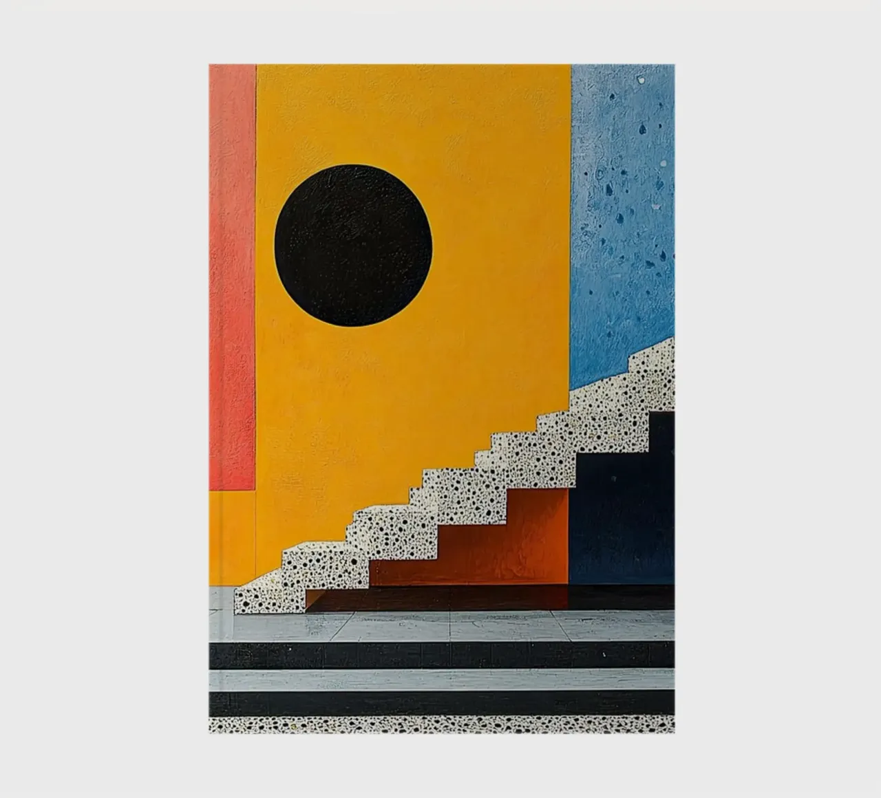 Surrealismus Architektur Design Geometrie Notizbuch von Nikis Art Studio