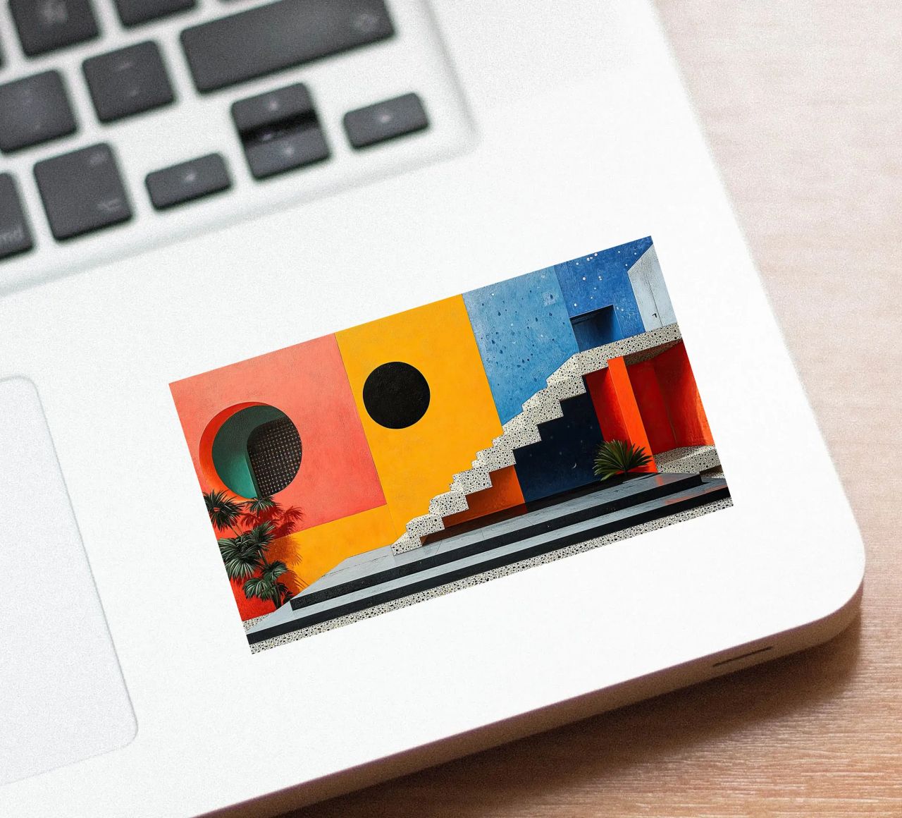Surrealism Architecture Design Geometry sticker by Nikis Art Studio
