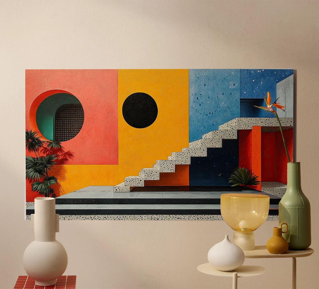 Surrealism Architecture Design Geometry alu-dibond by Nikis Art Studio