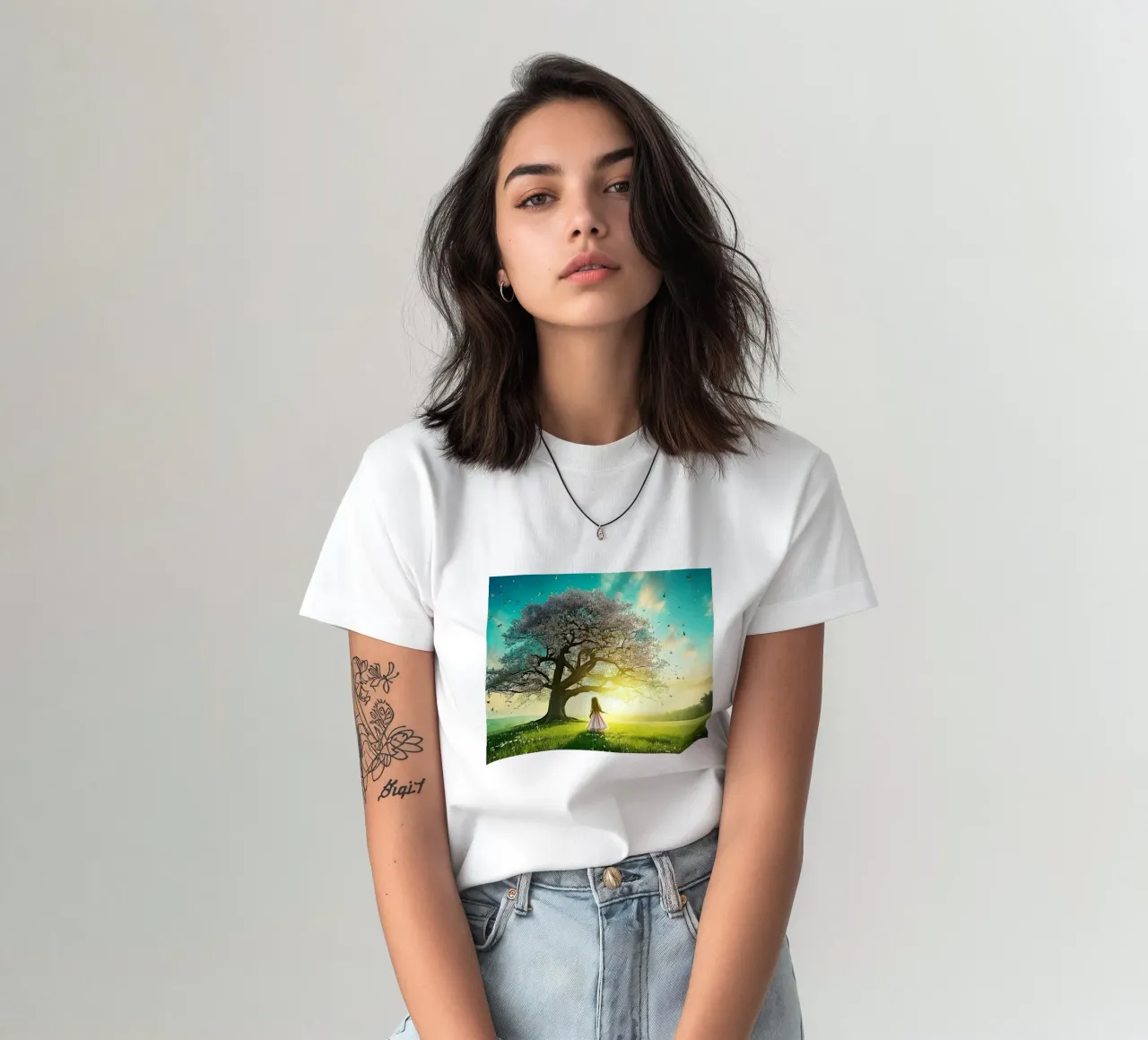 ALBERO MERAVIGLIOSO.Verde t-shirt da Thierry vobmann photography