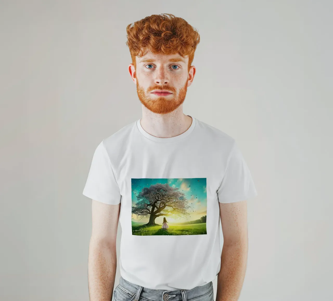 ALBERO MERAVIGLIOSO.Verde t-shirt da Thierry vobmann photography