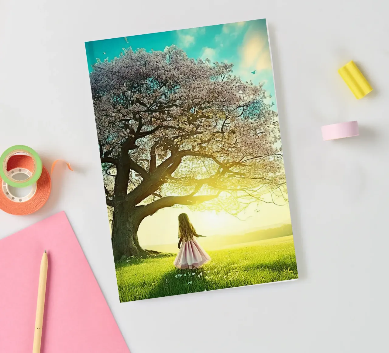 WONDERFUL TREE.Green notebook by Thierry vobmann photography