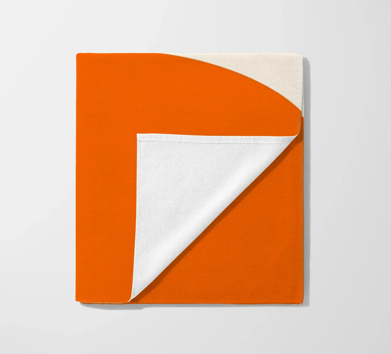 Bauhaus-Inspired Geometric Art Print – Orange, Red & Green telo mare da PrintCessStudio