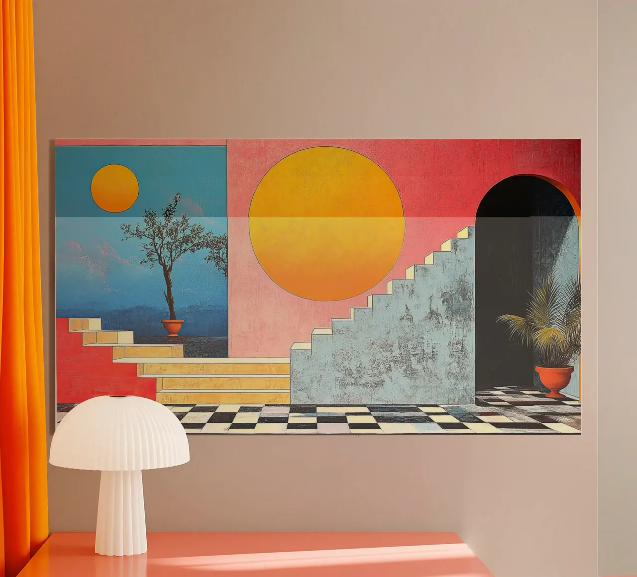 Surrealismo Architettura Design Geometria plexiglass da Nikis Art Studio