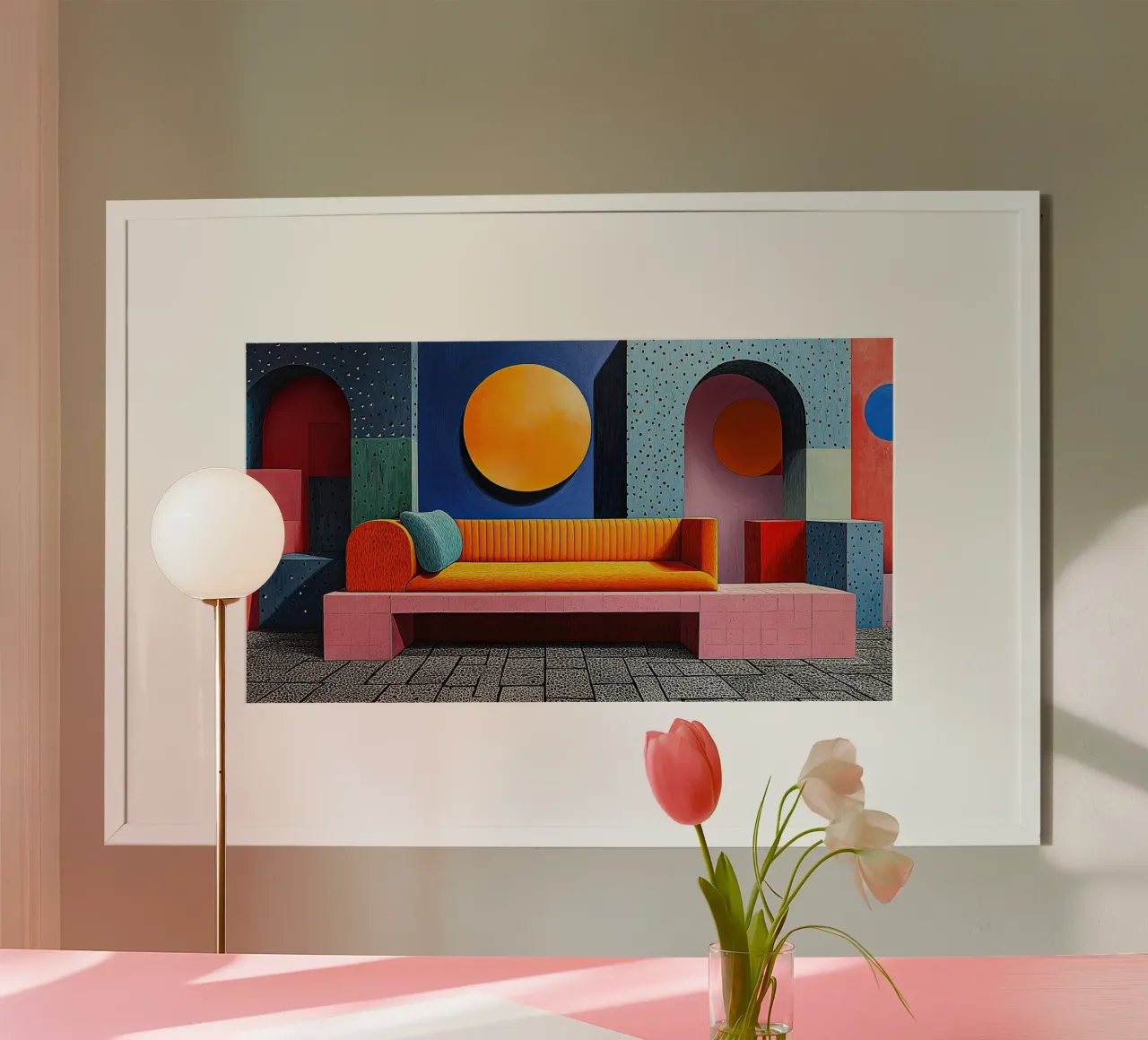 Surrealism Architecture Design Geometry hahnemühle by Nikis Art Studio
