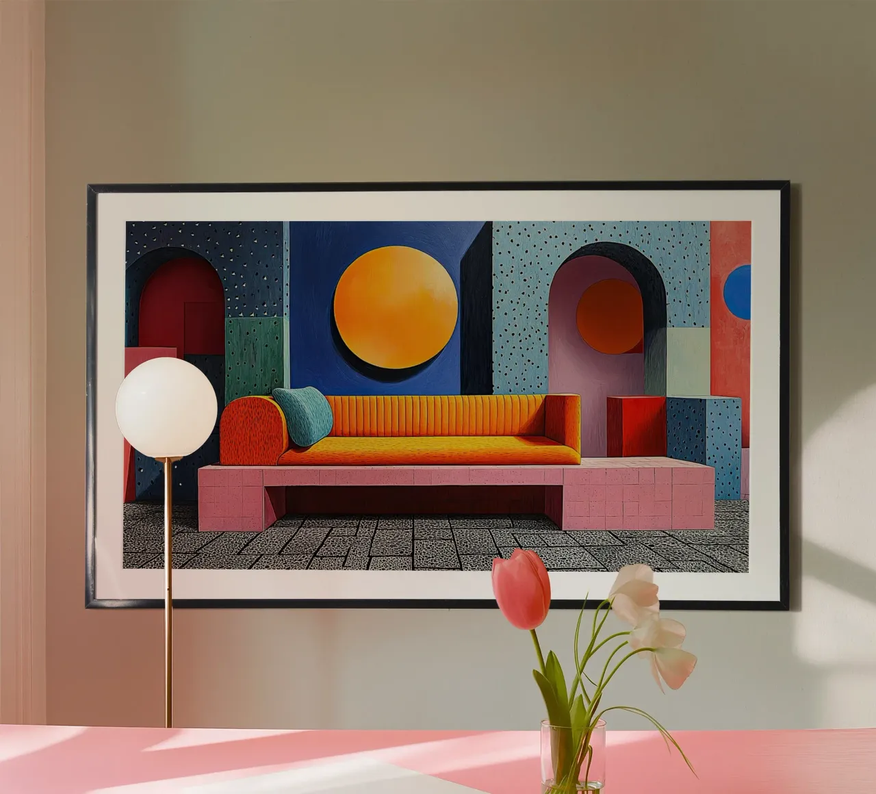 Surrealism Architecture Design Geometry hahnemühle by Nikis Art Studio