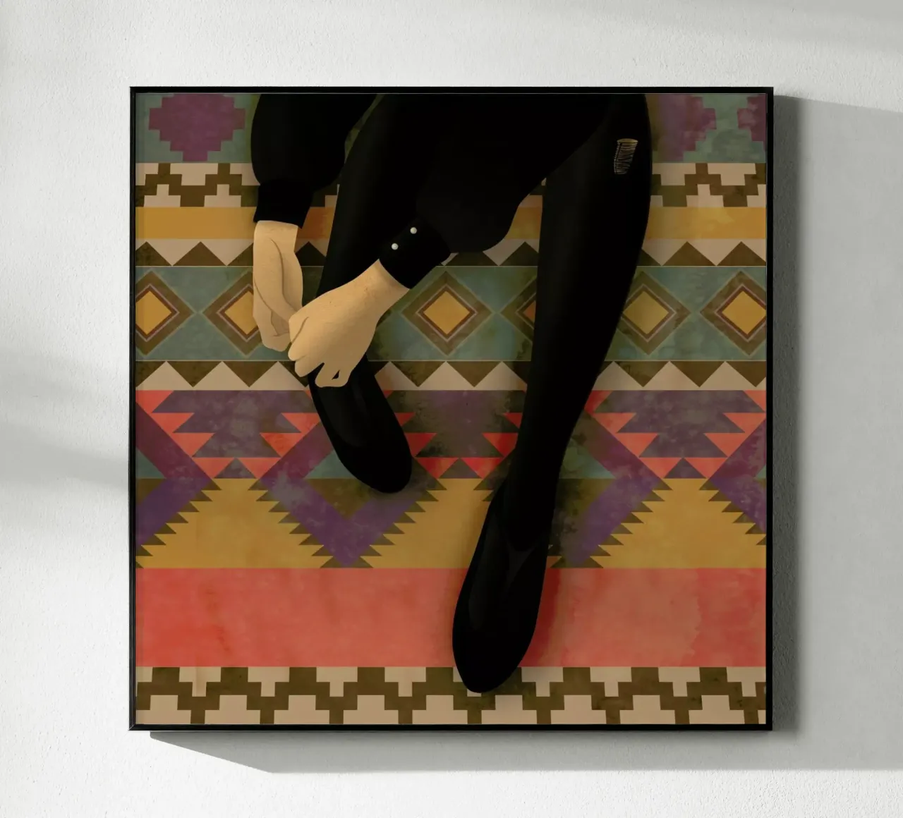 Black Shoes plexiglass da Lesja Chernish