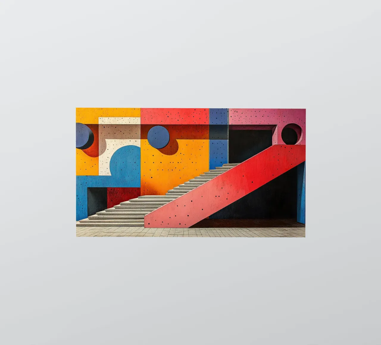 Surrealism Architecture Design Geometry sticker by Nikis Art Studio