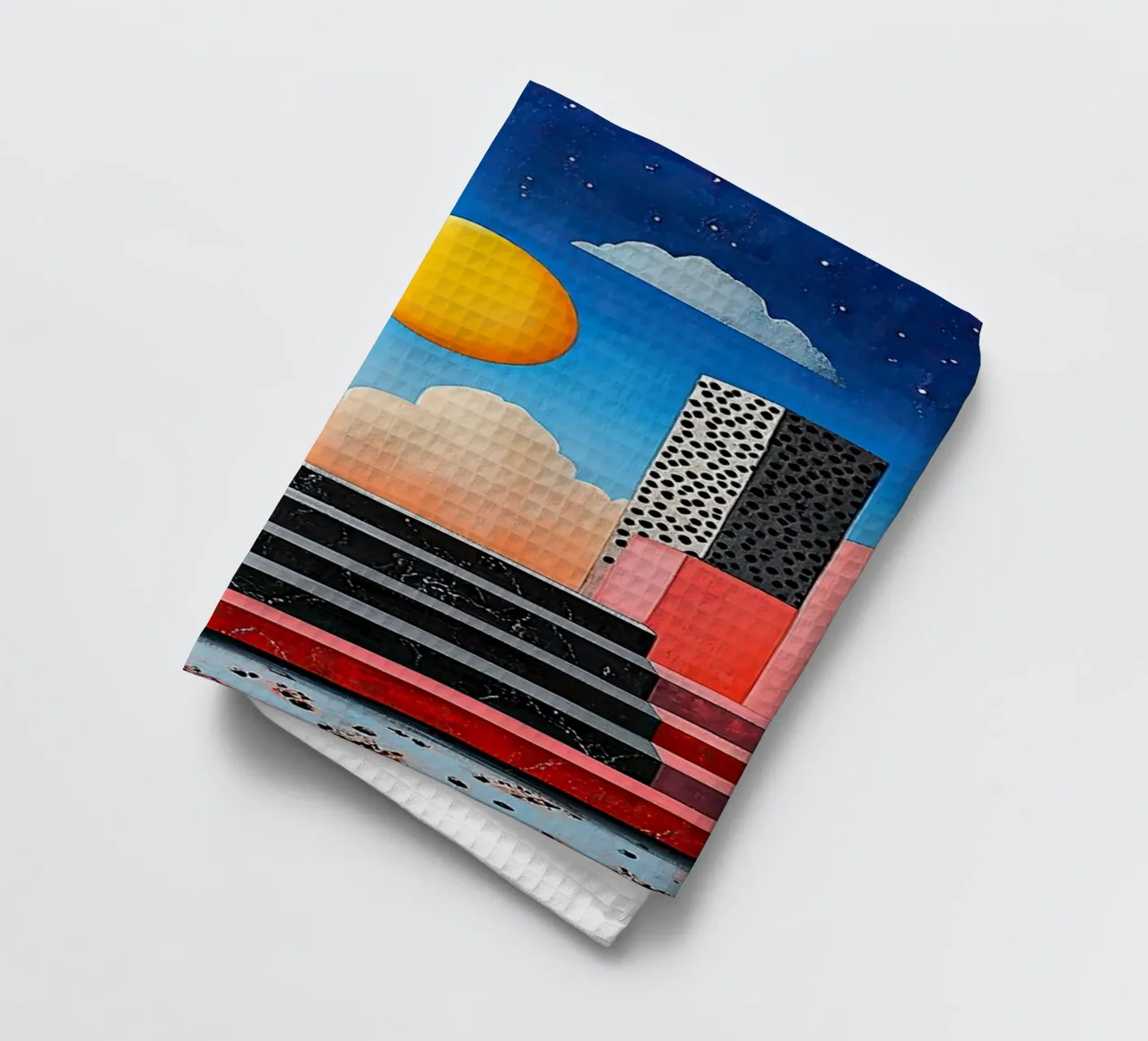 Surréalisme Architecture Design Géométrie torchon de Nikis Art Studio