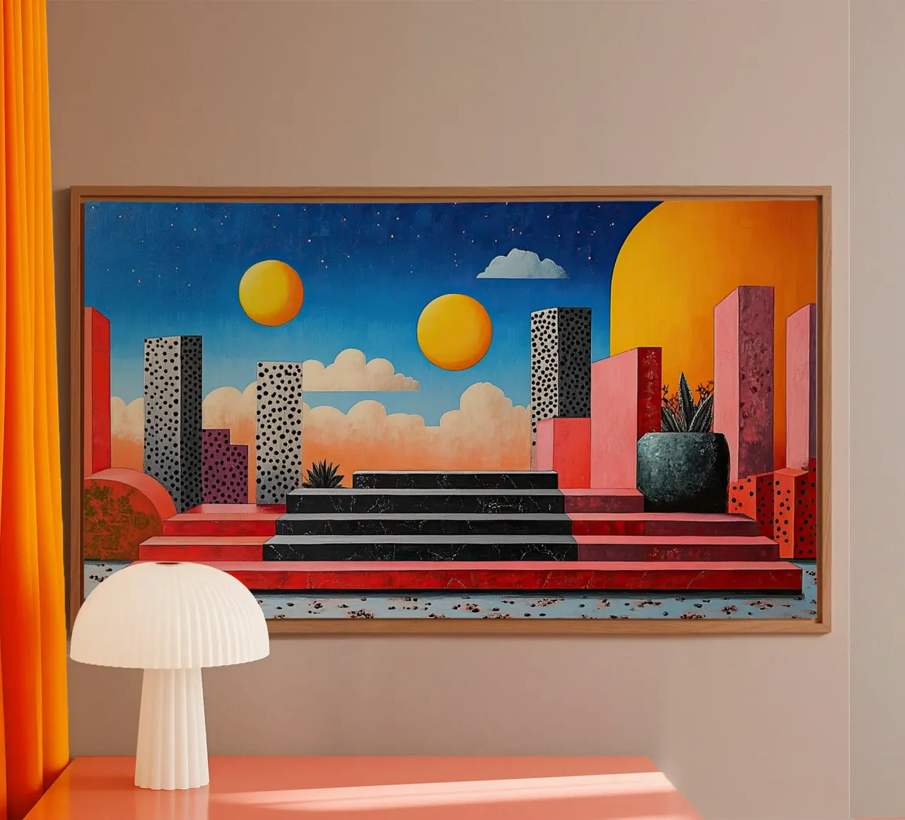 Surrealism Architecture Design Geometry alu-dibond by Nikis Art Studio