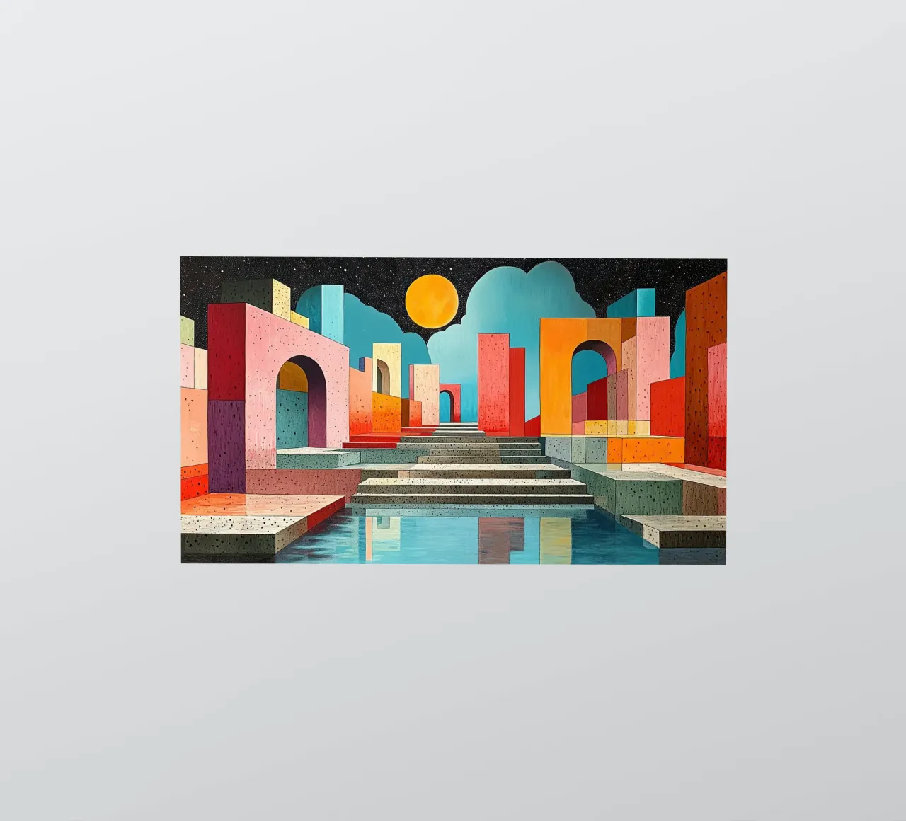 Surrealism Architecture Design Geometry sticker by Nikis Art Studio
