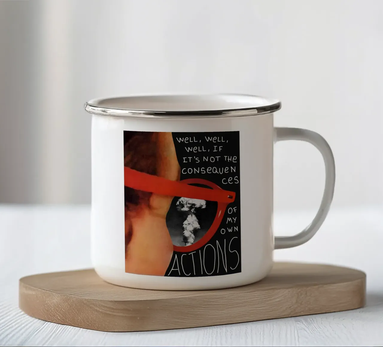 Well, well, well... tazza in smalto da MsGonzalez