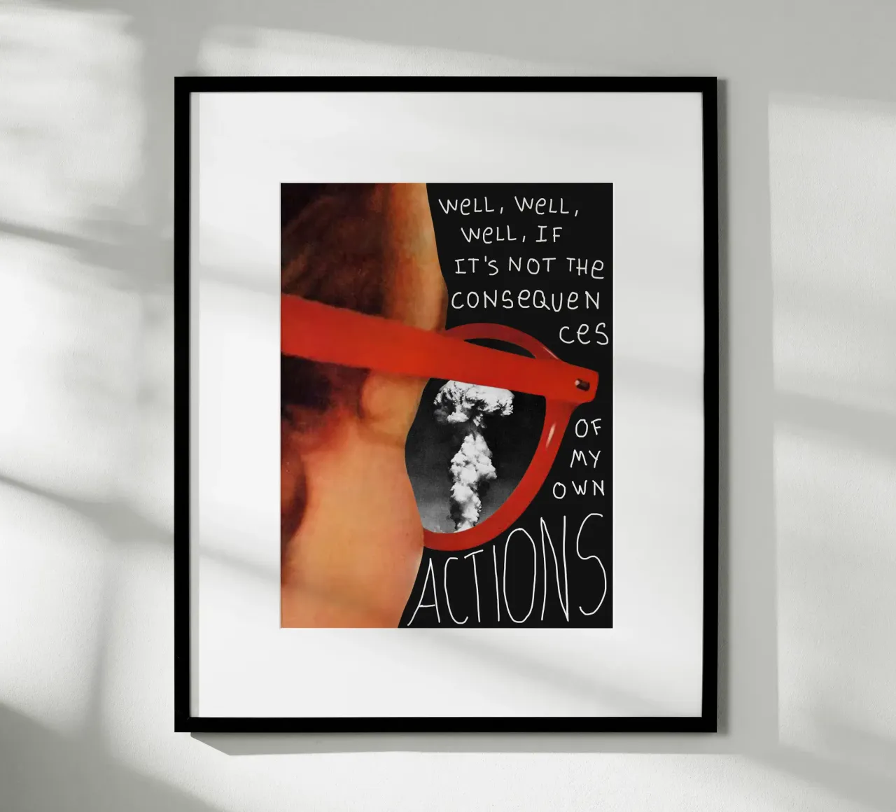 Well, well, well... poster con telaio in alluminio da MsGonzalez
