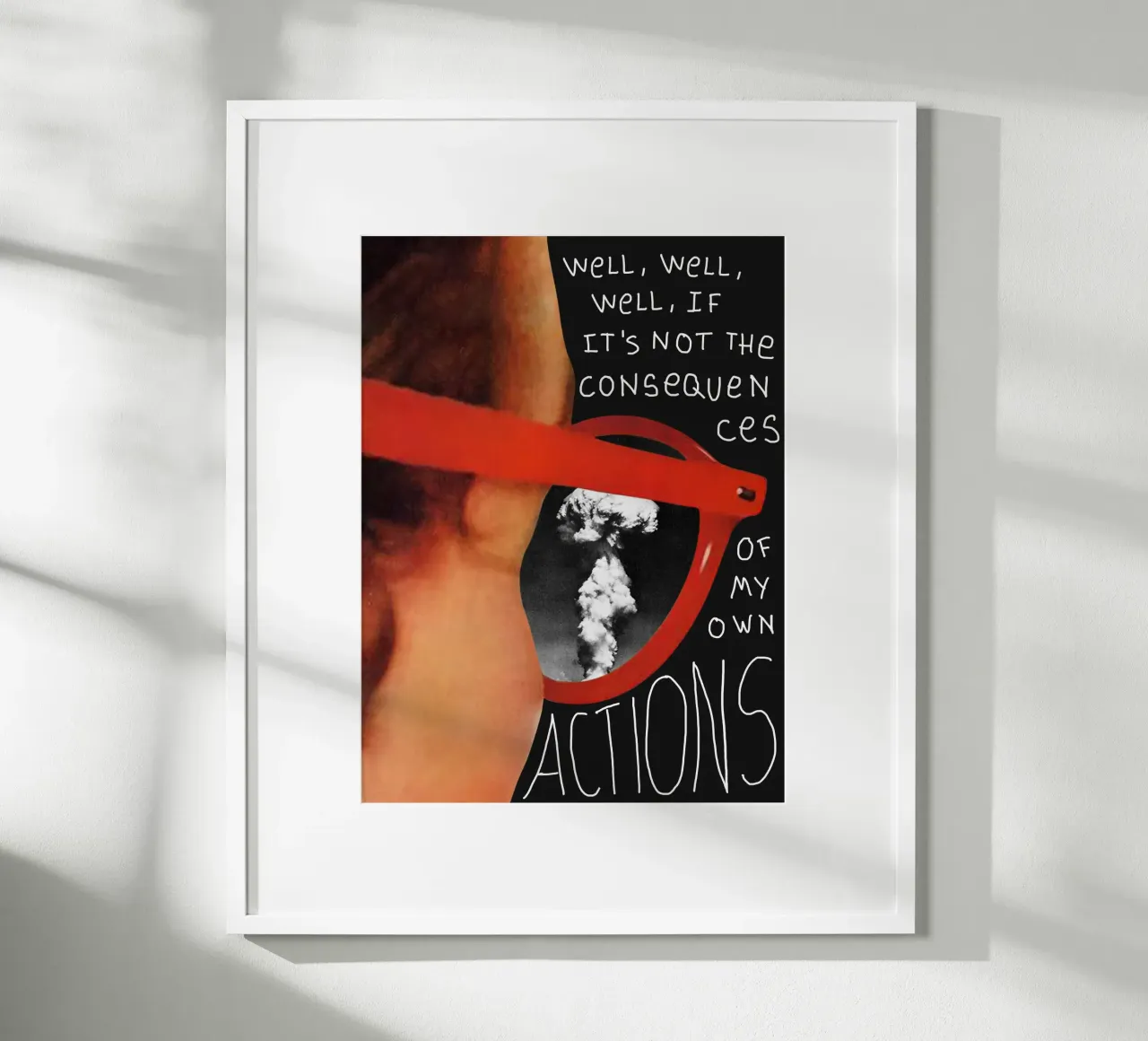 Well, well, well... poster con telaio in alluminio da MsGonzalez
