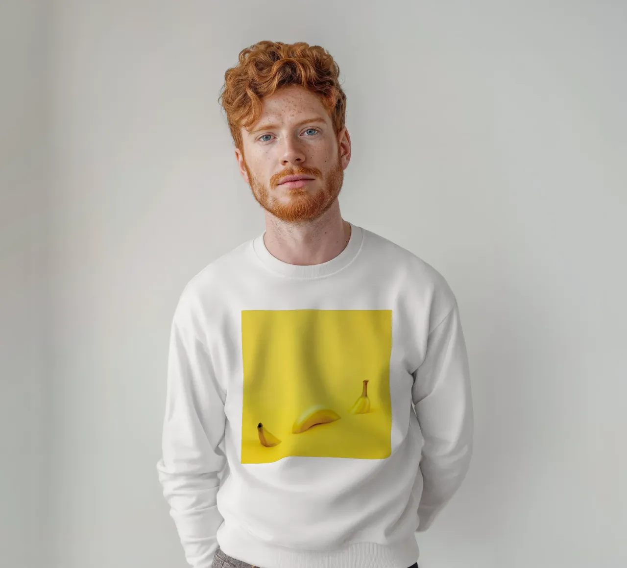 Loch Ness Banana sweatshirt van Juj Winn