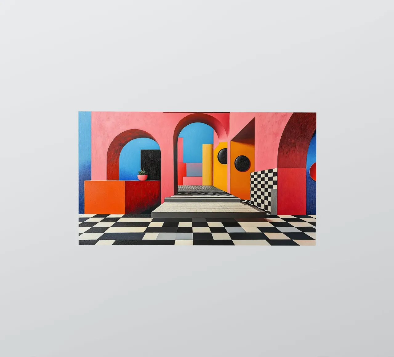 Surrealism Architecture Design Geometry sticker by Nikis Art Studio
