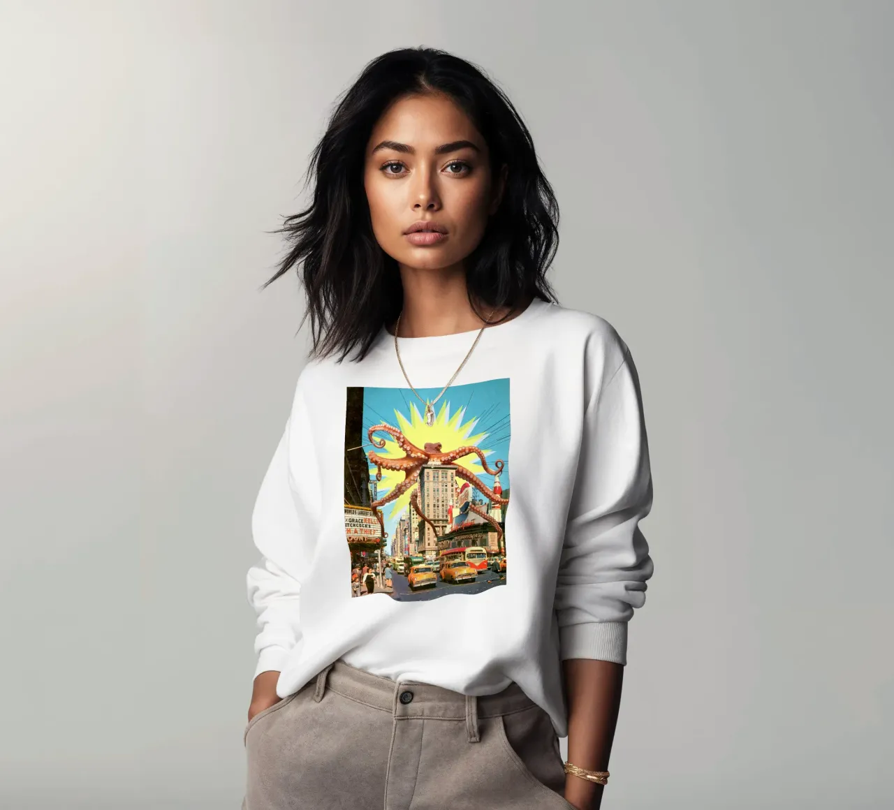 Attack of the Octopus (In NYC) felpa da MsGonzalez